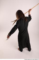 JAKUB PREACHER STANDING POSE WITH SWORD AND SPEAR